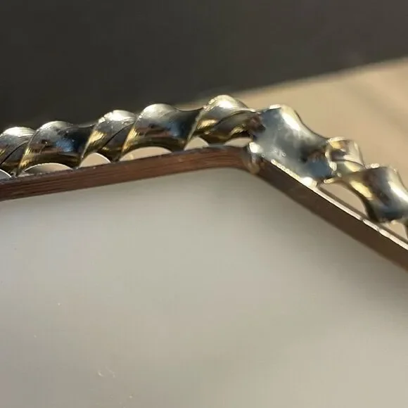 Vintage Stained Glass Standing Shoe Paperweight Ornament White EUC - Picture 6 of 9